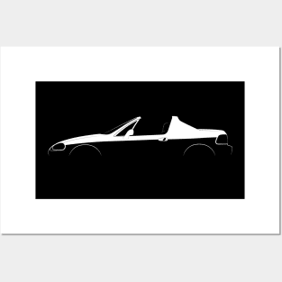 Honda del Sol Silhouette Posters and Art